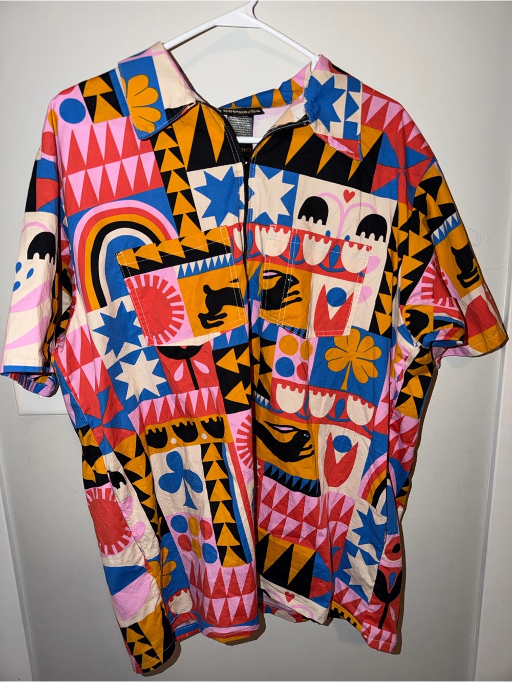 NOOWORKS work shirt congdon print